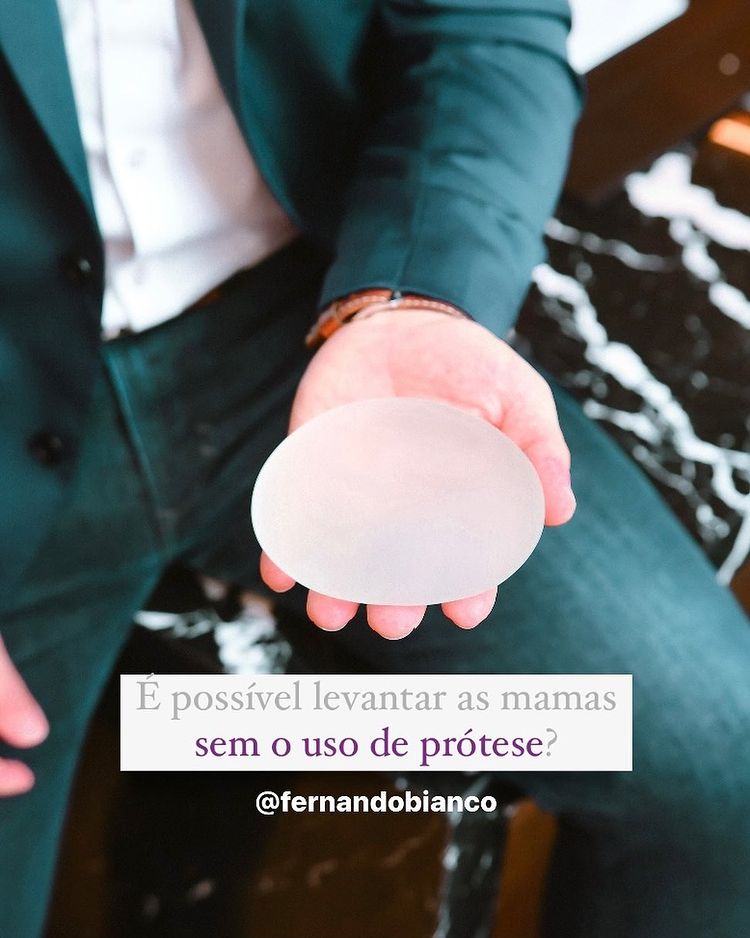 É possível levantar as mamas sem o uso de prótese?